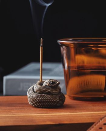 hognose snake incense holder