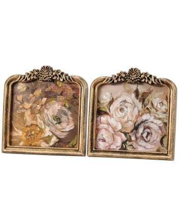 moody floral framed art set