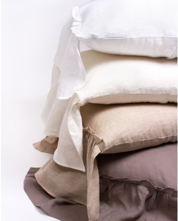 caprice linen sham -- available in several sizes & colors!