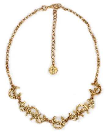 horseshoe garland necklace
