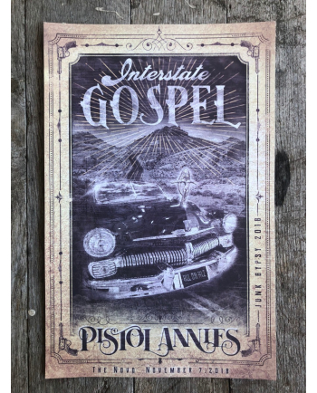 interstate gospel concert poster- mustard 