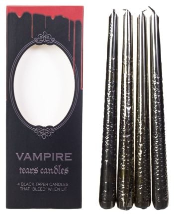 vampire tears tapered candle set