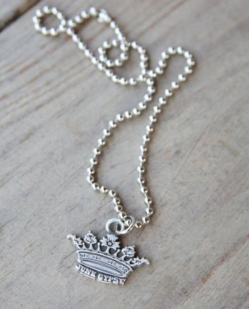 junk gypsy crown pendant necklace