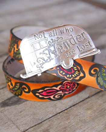 not all who wander buckle