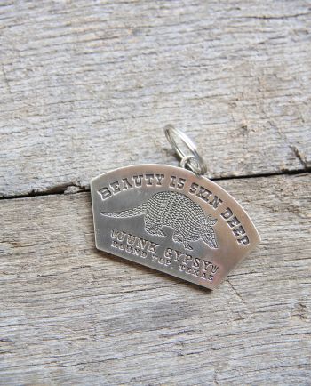beauty is skin deep keychain