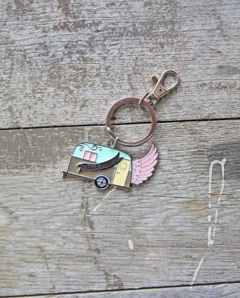 Wanderlust Airstream Keyring