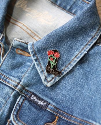 Stay Wild Boot Enamel Pin