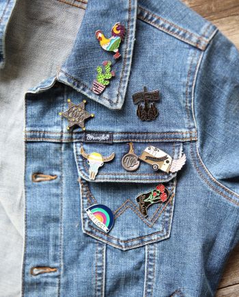 Mama Sheriff Badge Enamel Pin
