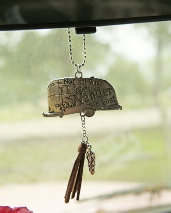 Not all Who Wander are Lost JG car charm