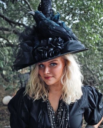 arsenic & old lace witch hat 