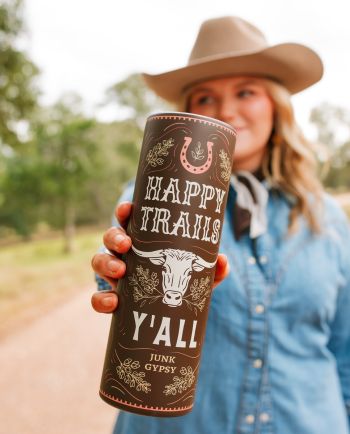 happy trails 30 oz tumbler