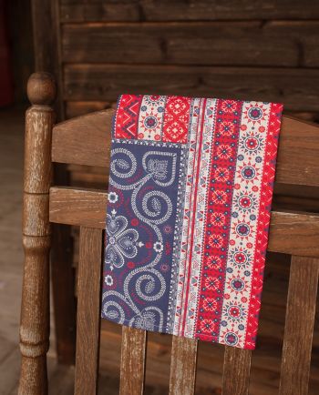boho flag tea towel