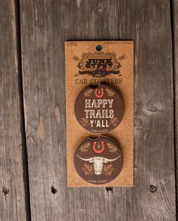 happy trails car coaster set