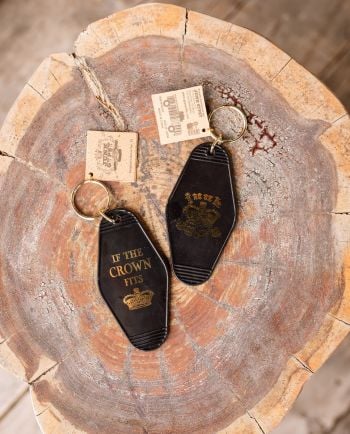 if the crown fits hotel keyring