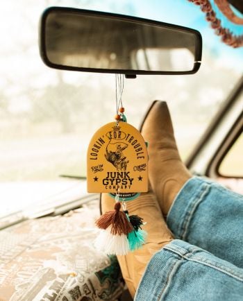 lookin' for trouble air freshener