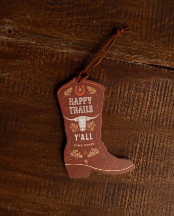 happy trails wine tag
