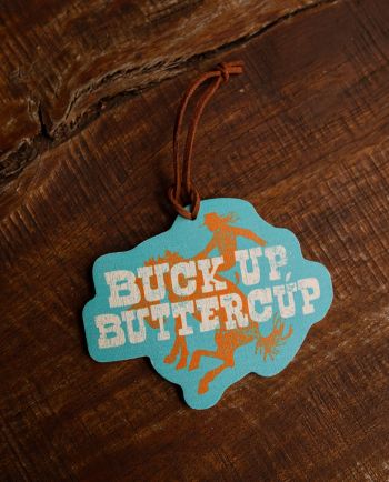 buck up buttercup wine tag