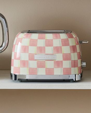 MacKenzie-Childs Rosy Check 2 Slice Toaster