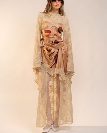 kimono sleeve equestrian dress