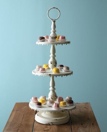 3 tier farmhouse display stand