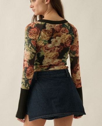 midnight bouquet henley