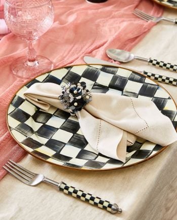 MacKenzie-Childs Courtly Check Charger/Plate
