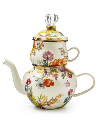 MacKenzie-Childs White Flower Market High Tea