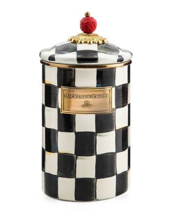 MacKenzie-Childs Courtly Check Large Canister