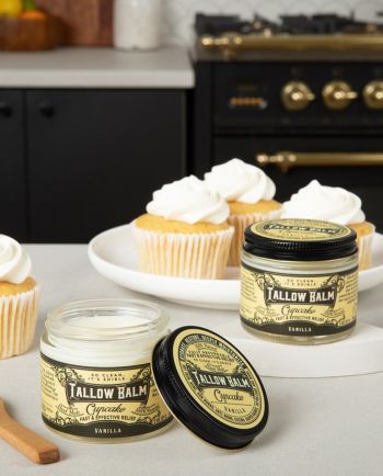 cupcake tallow balm