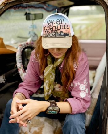 not all who wander cap