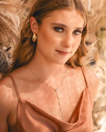 beaded lariat necklace