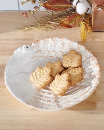white turkey plate