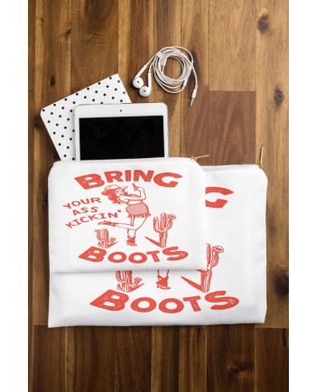 bring your ass kicking boots pouch