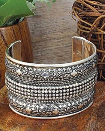 bali bazaar silver cuff