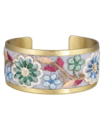 pretty in pastel floral cuff