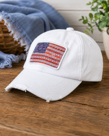 jg boho flag ballcap
