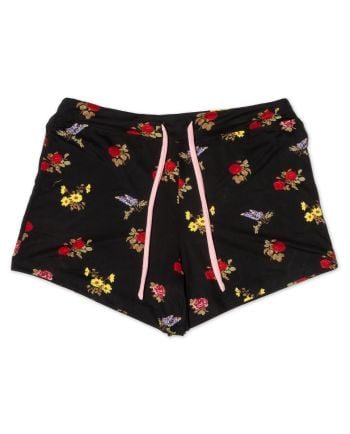 don't be a lady, be a legend floral lounge shorts