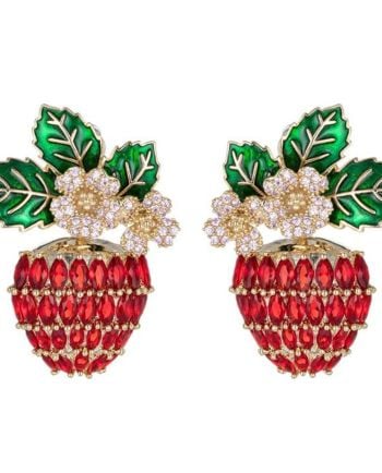 lina strawberry earring