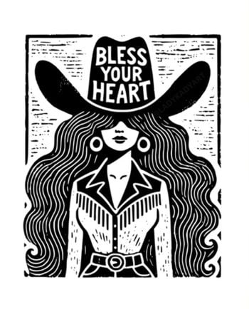bless your heart art print