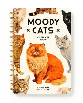moody cats sticker book