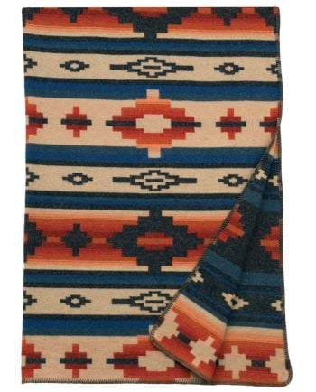 wooded river redrock canyon throw