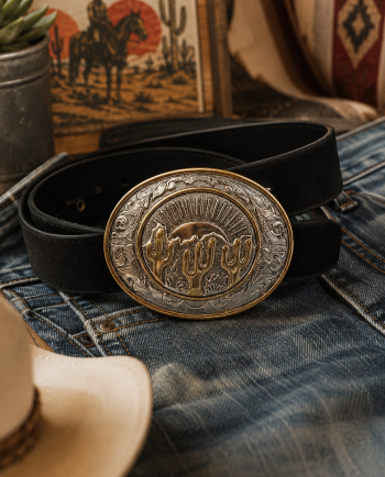 della desert scene suede belt