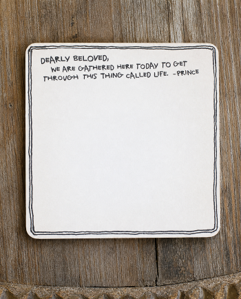 Dearly Beloved (Prince) Square Notepad