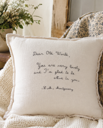 dear old world pillow