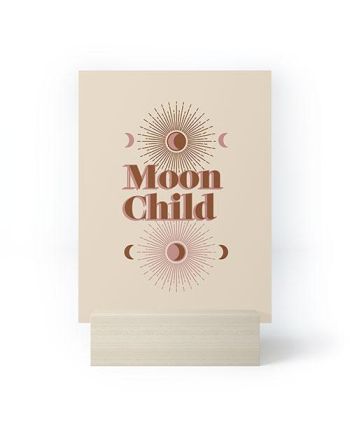 moon child mini art print