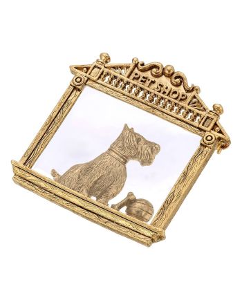 doggie in the window brooch