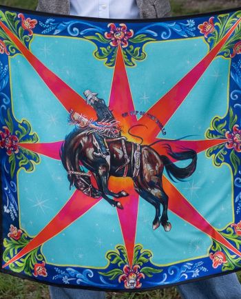 fringe scarves on top of the world wild rag