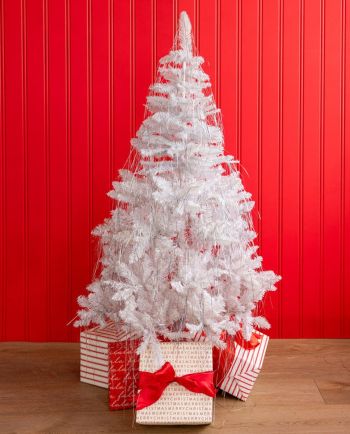 silver tree tinsel