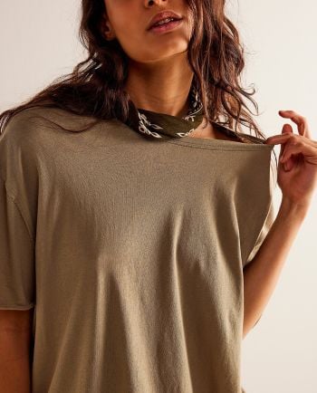 free people olive stone nina tee