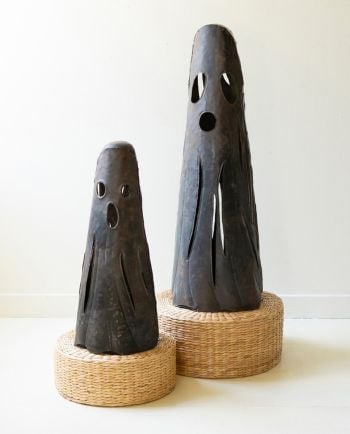 rustic iron ghost luminary